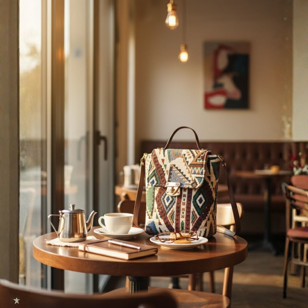 Stylish Double Handle Sling Bag for Everyday Use 163